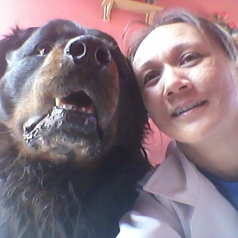 Dra. Patrícia Wong com um pet
